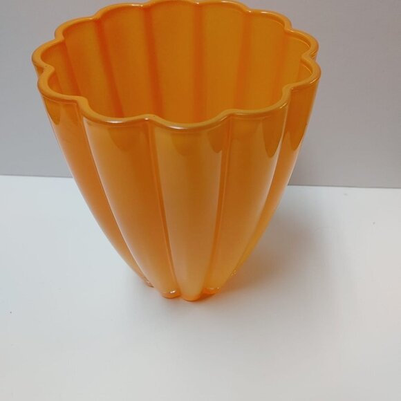 Bloom Art Deco Glass vase orange, vase/table BEA Home Decor Bohemian decor - Picture 3 of 8